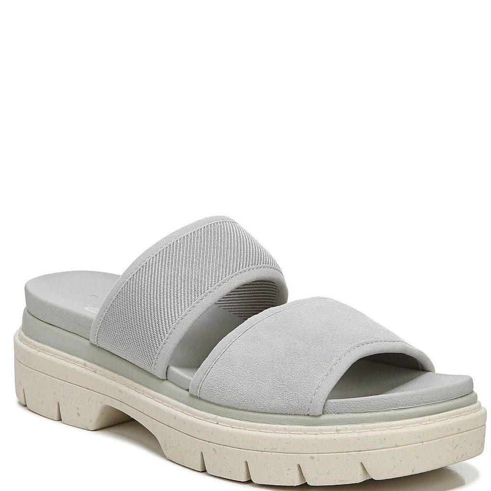 Dr. Scholl's Grey Terrain Slide Sandal 8.5